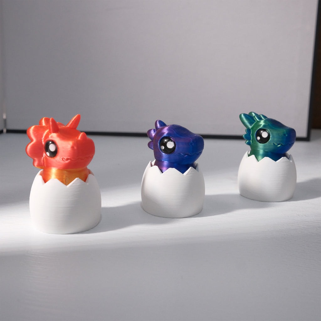 Fidget d'oeuf de dinosaure imprimé 3D 1PC Figure