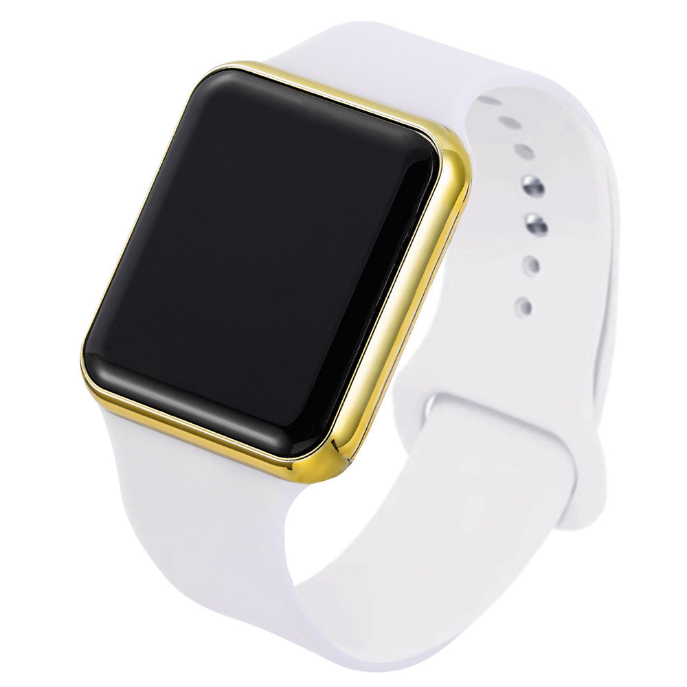 Silica Gel Montre électronique Imperméable Bracelet Étudiant Montre