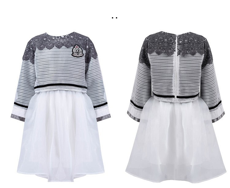 Filles Fashion Loose Fit Top & Set de robe Deux pièces Outfit - Printemps