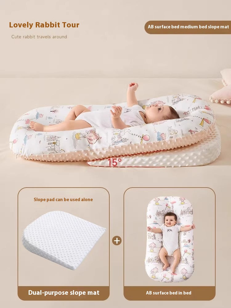 Minimally imprimé bébé apaisant et lit anti-stupéfiant