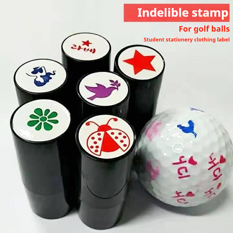 Timbre en plastique pour balles de golf