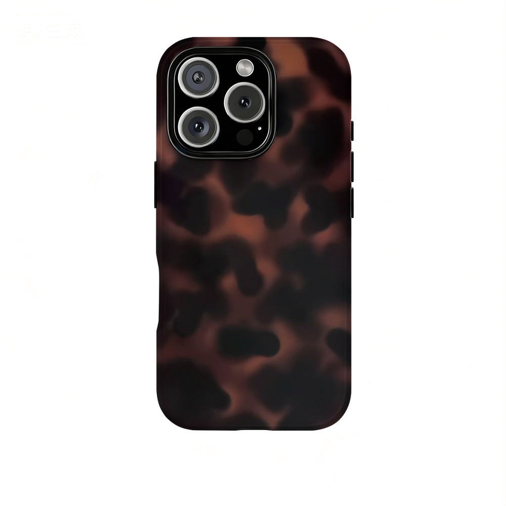 Étui de téléphone modèle de tortue ambre