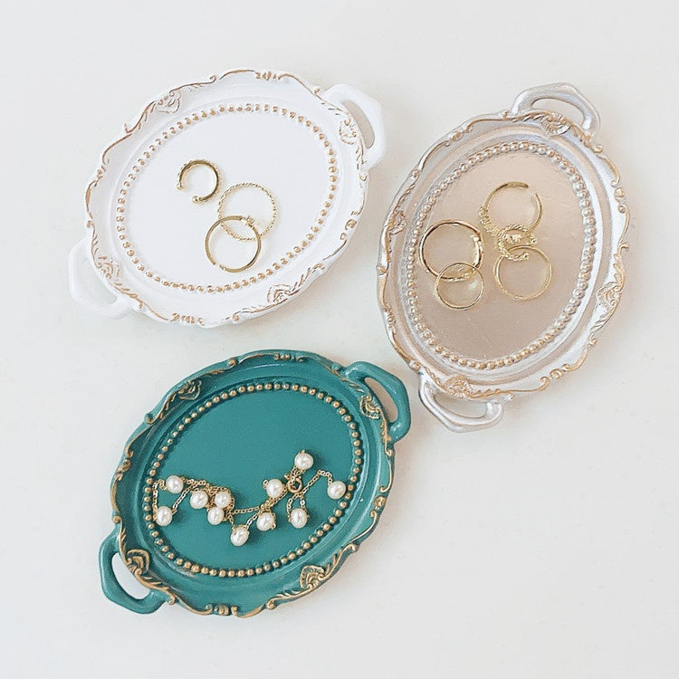 Porte-bougie en résine créative Boucles d'oreilles Collier Bijoux Ornement