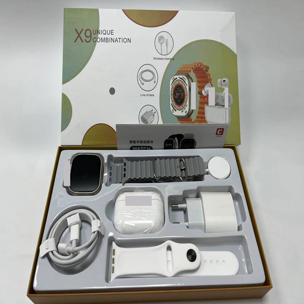 X8X9X10 Smart Watch Wireless Power Bank Prise de recharge Bluetooth Six pièces Double S
