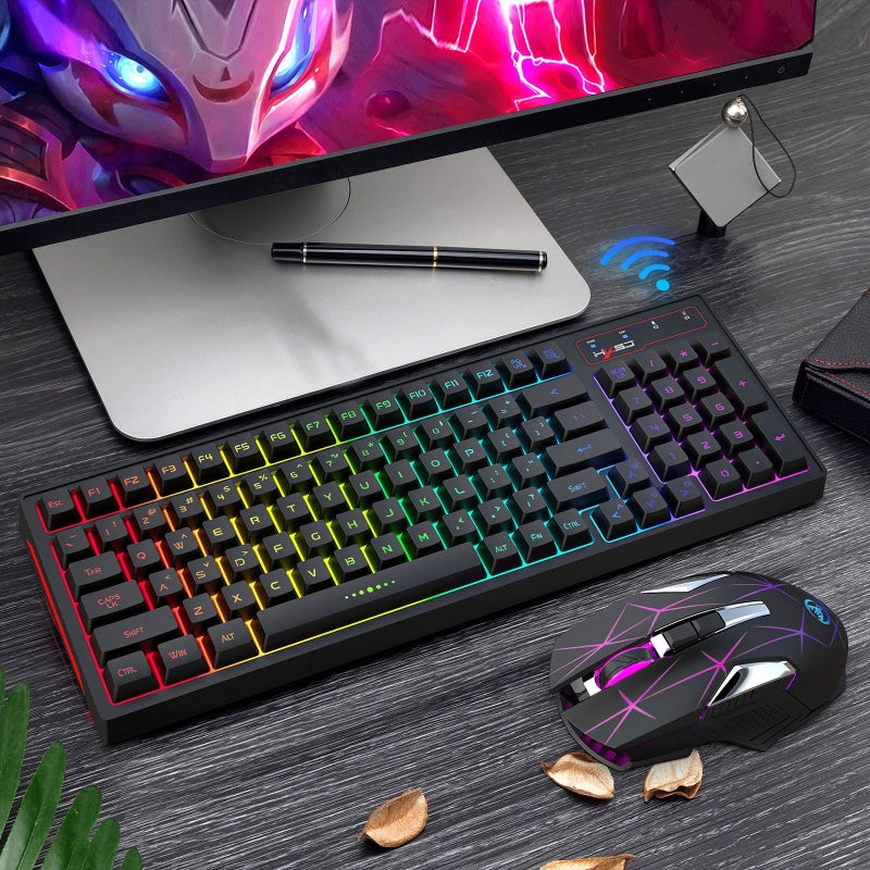 L99 Clavier et film de souris 2.4G rechargeable sans fil