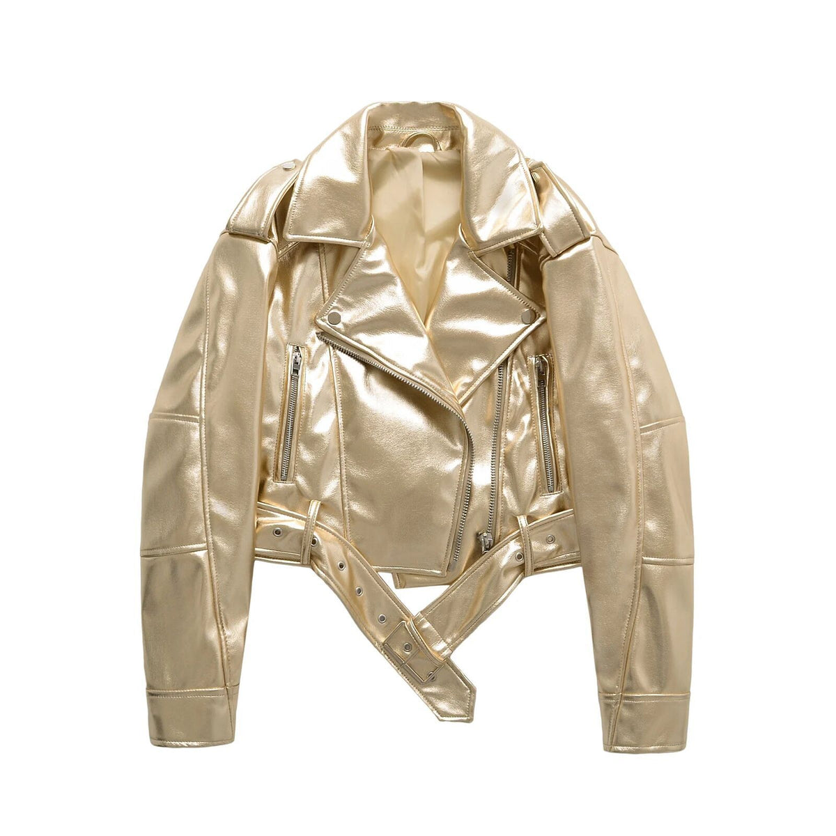 Best-seller Street style Retro Tundown Collar Loose Laved Jacket