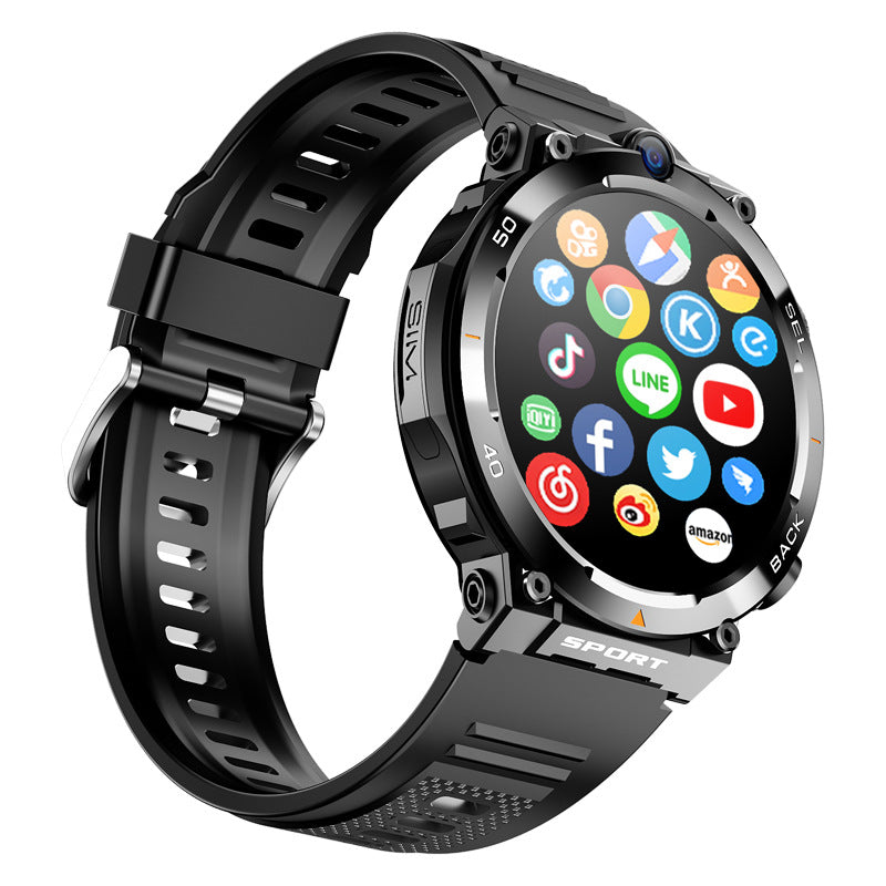 H10 écran rond Smart Watch Nfc contrôle d'accès Photo Playstore lampe de poche