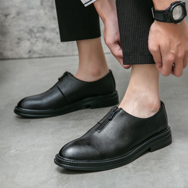 Style coréen Trendy Business Formal Pointed-toe Slip-on