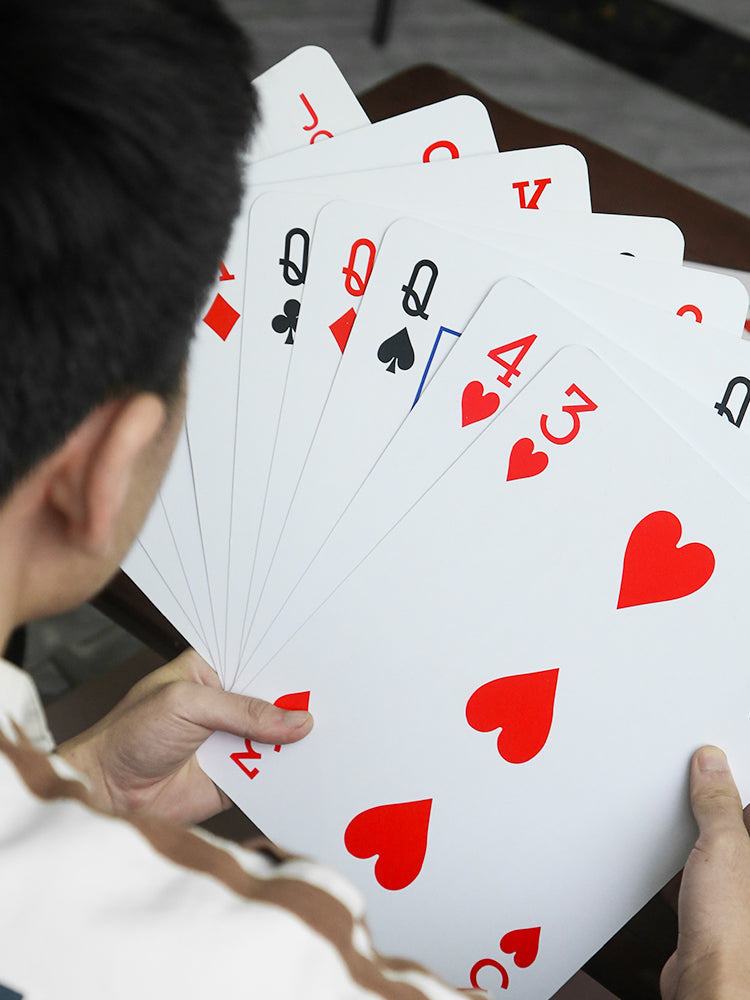 Jeu de table Fighting Landlord Giant Creative Grande Carte Cartes surdimensionnées
