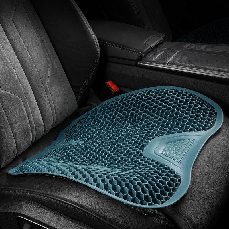 Coussin de siège de voiture ventilé et respirant en silicone à quatre dimensions