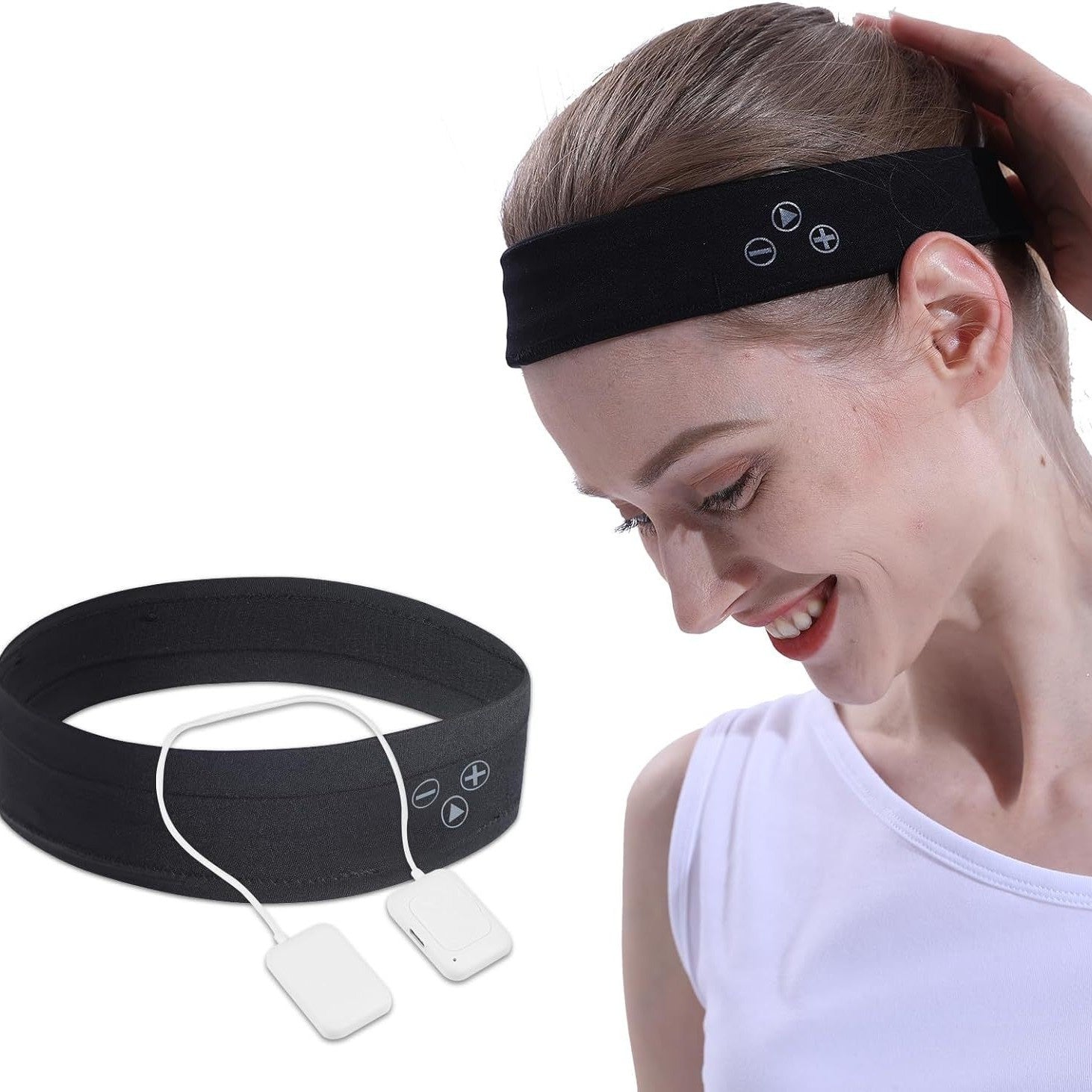 Casque Bluetooth Yoga Headcarf Headband Bandeau sport sans fil