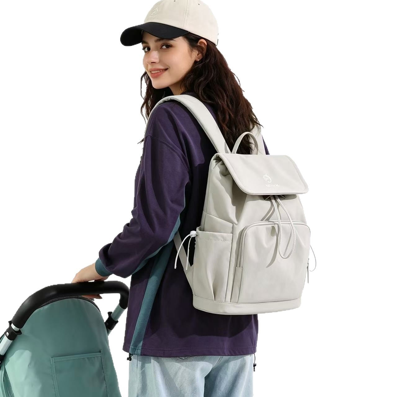 Sac à dos Mommy de grande capacité Multi-fonctionnel étanche