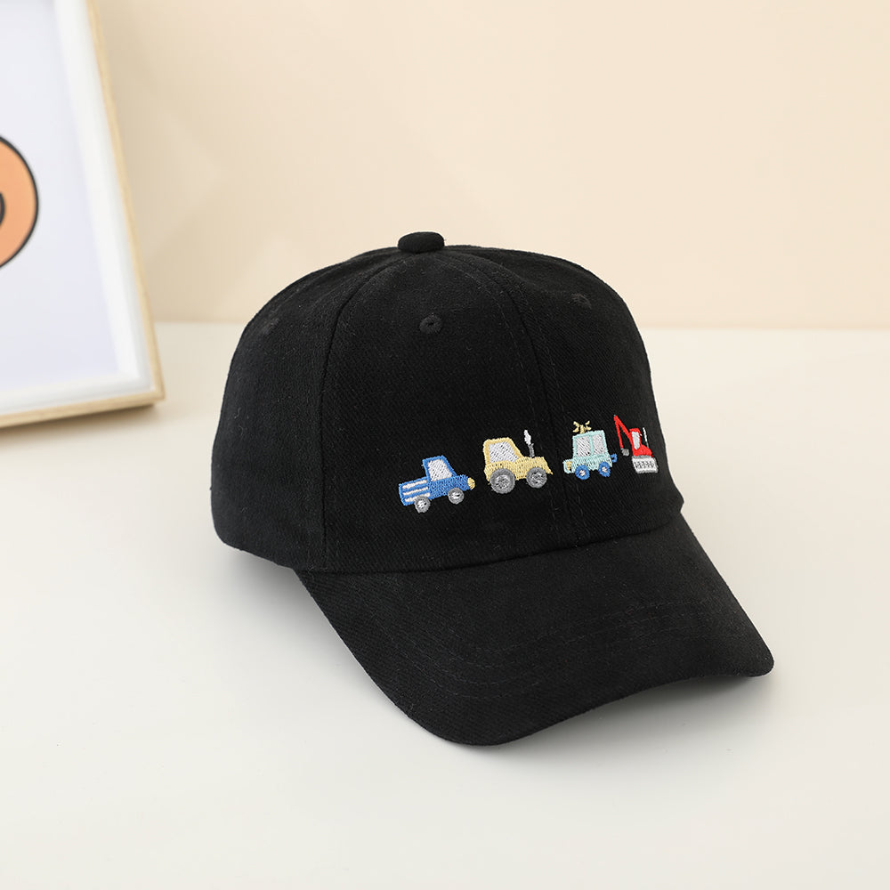 Casquette de baseball brodée pour véhicules de génie pour garçons - Chapeau de soleil pour enfants - Baby Ou