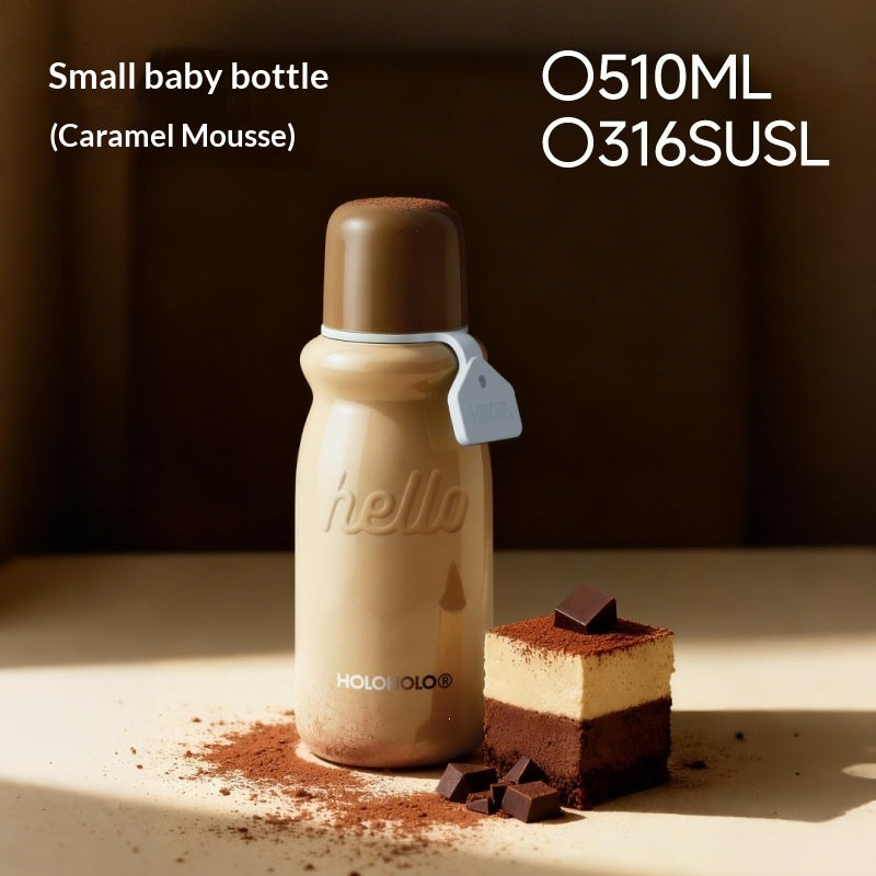 Holoholo petite bouteille de lait haute apparence portable pour les filles