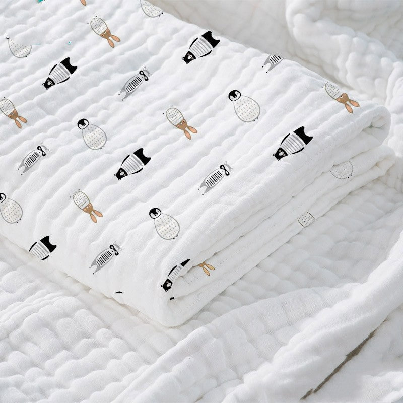 Baby Cotton Super doux absorbant Serviette de bain de gaze