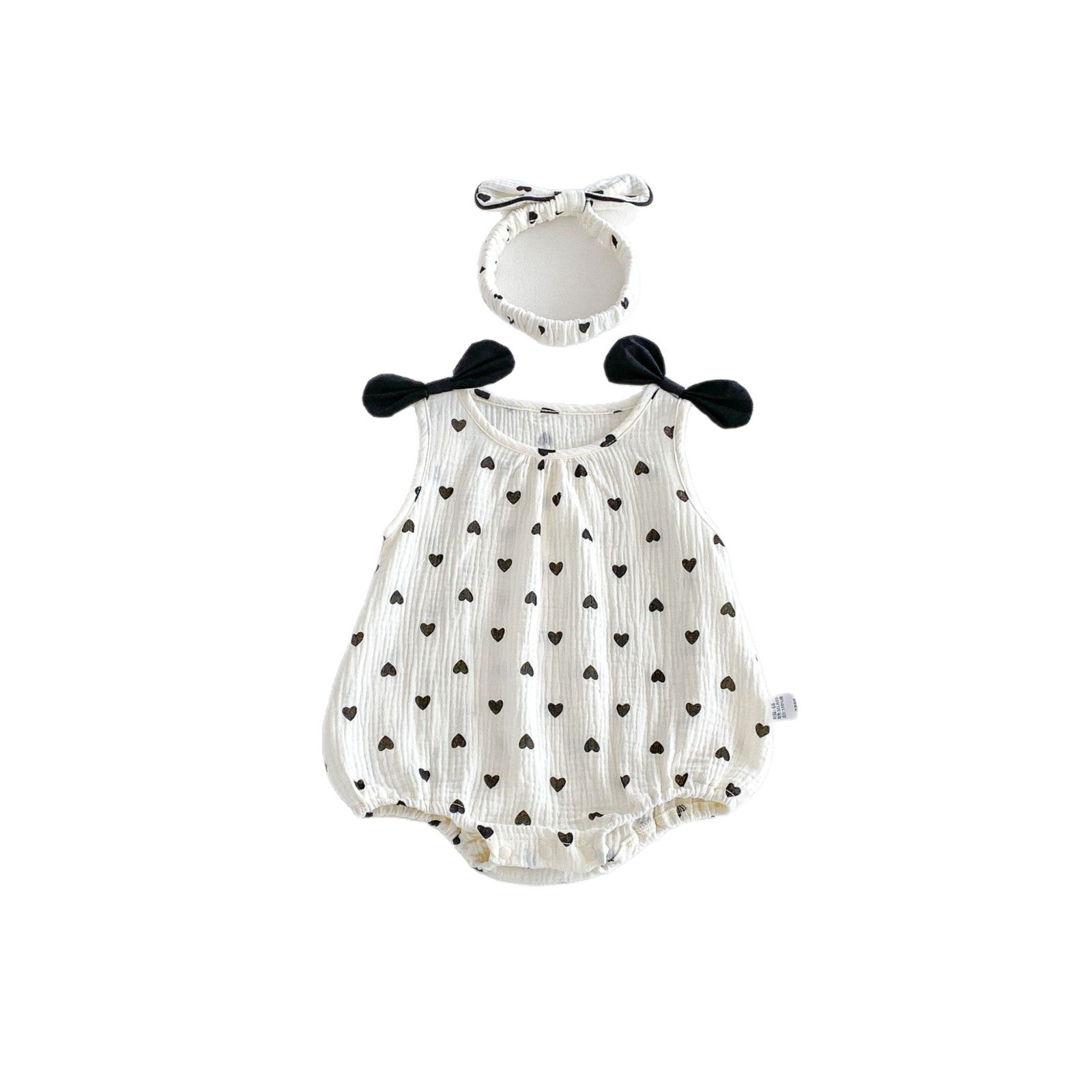 Combinaison sans manches Romper pour bébé fille