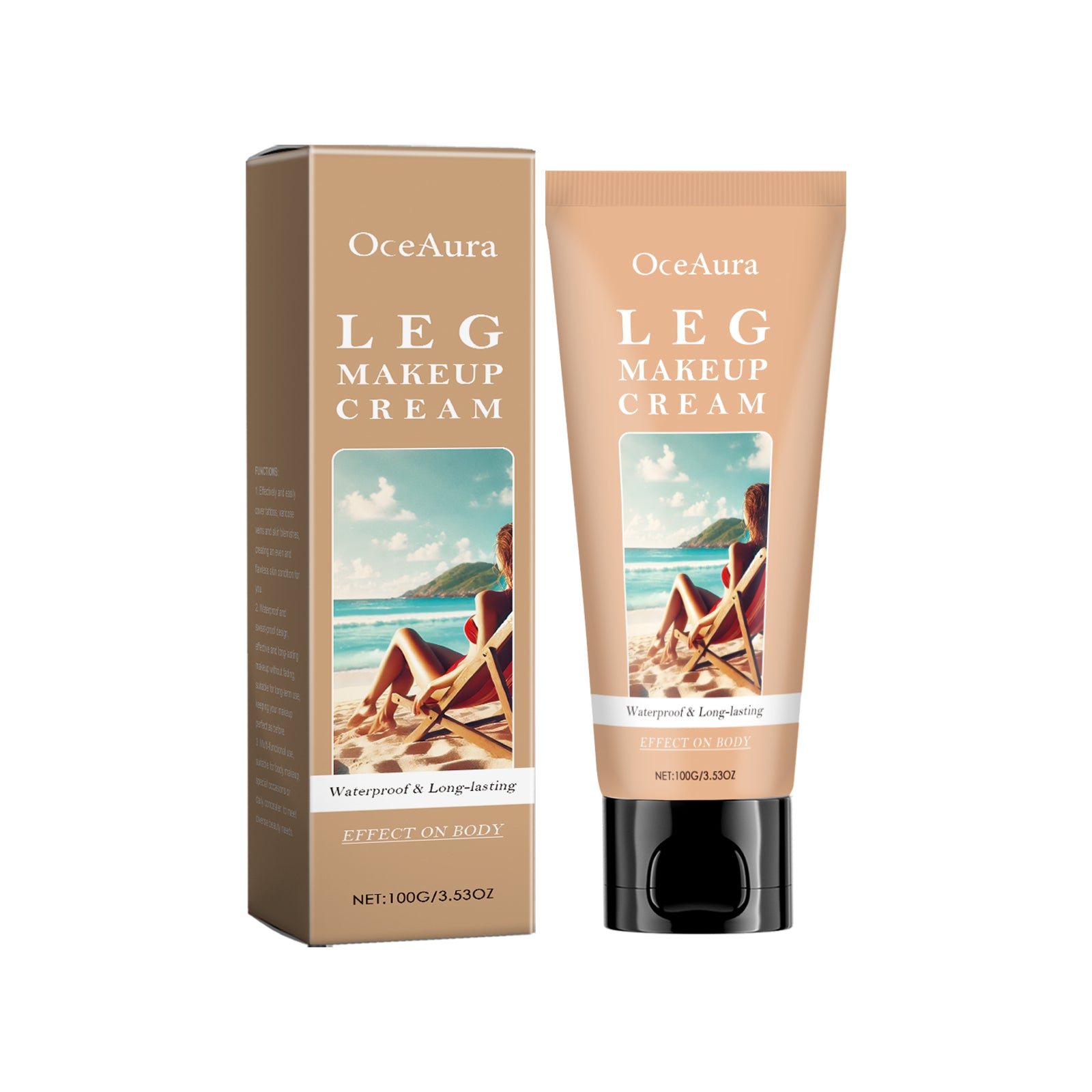 Body Darkening Foundation crème peau foncée 1 0 0g-boîte