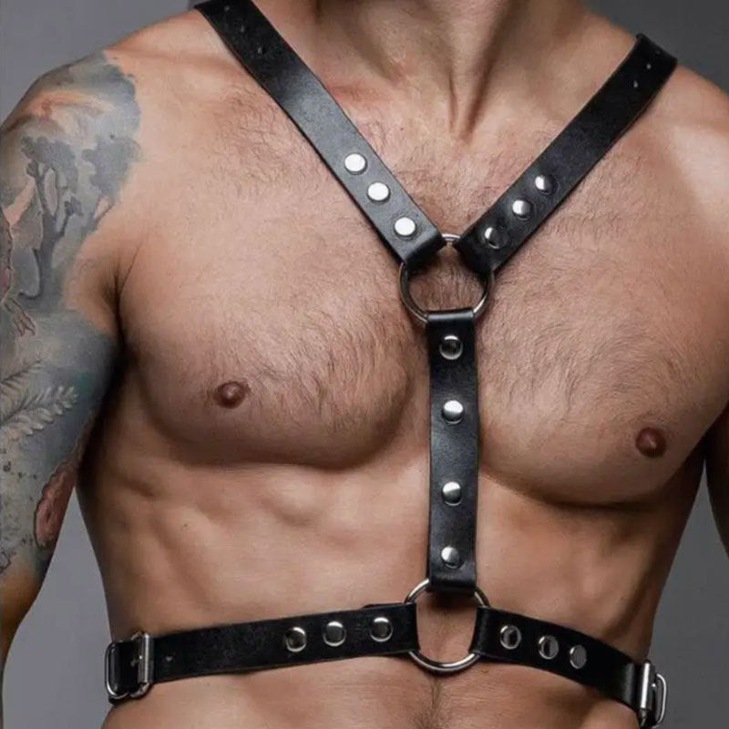 Vêtements de formation de bondage pour adultes pour jouer le rôle Restreindre le corps en cuir et les souches de bondage