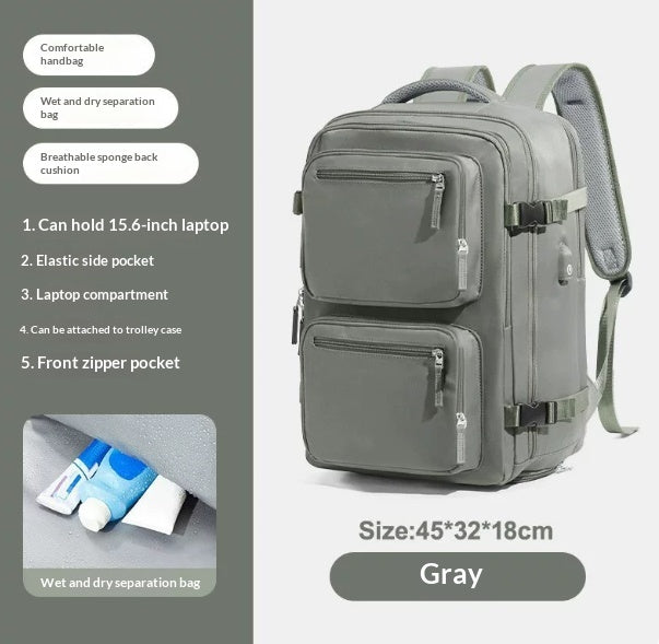 Sac à dos de voyage léger et spacieux idéal pour bagages et randonnées en plein air