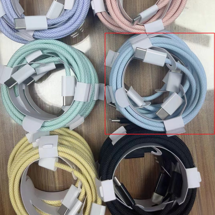Câble de données charge rapide ligne Macaron