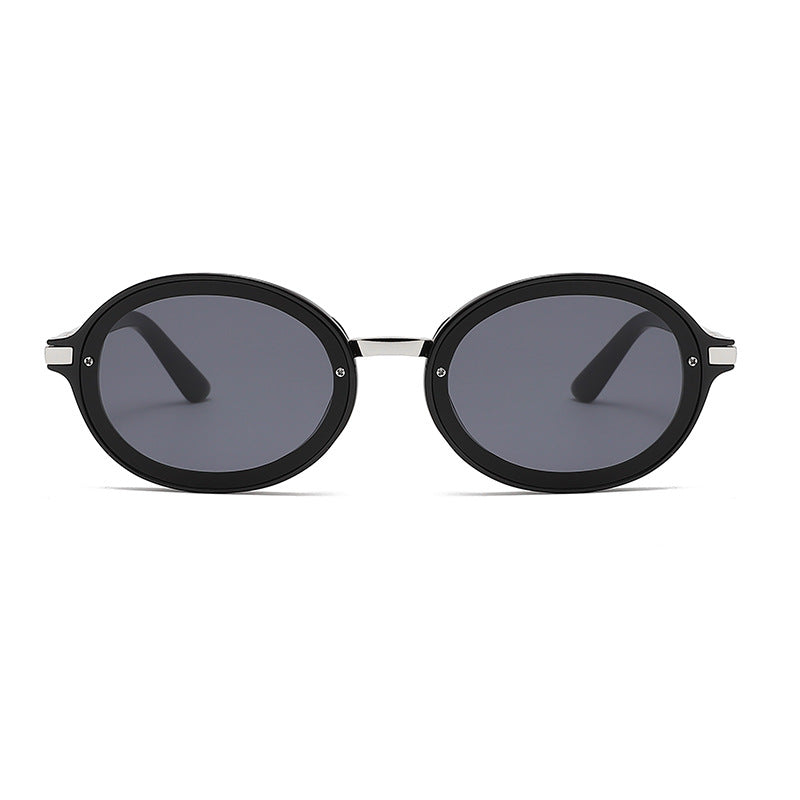 3626 Cadre ovale Lunettes de soleil rondes en métal Pc Commerce électronique Commerce extérieur Amazon Uv400 Mode