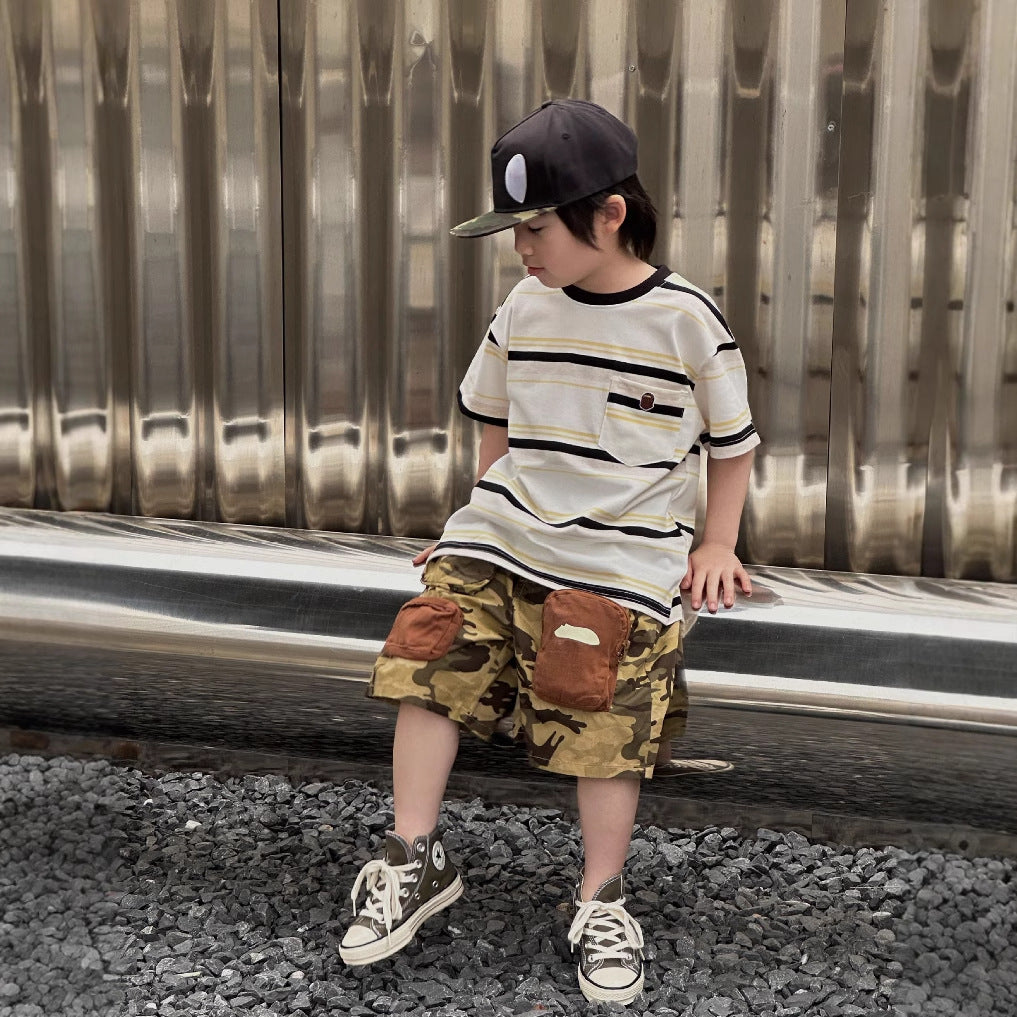 La marque de mode japonaise Vêtements pour enfants Garçons et filles Top bébé