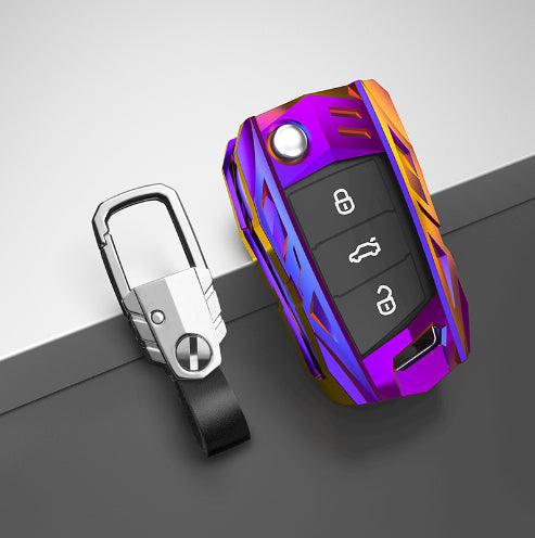 Metal Mecha Golf Auto Key Shell Ensembles de Shell de protection