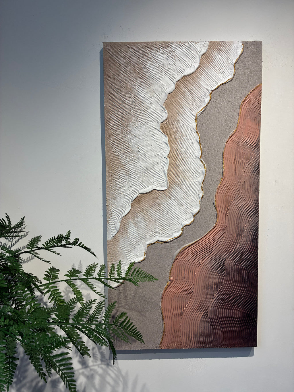 20x40 Ensemble de 2 Art mural abstrait