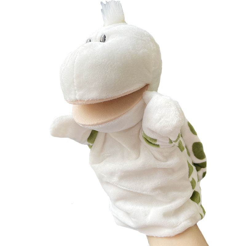 Poupée de marionnette à la main en peluche de tortue