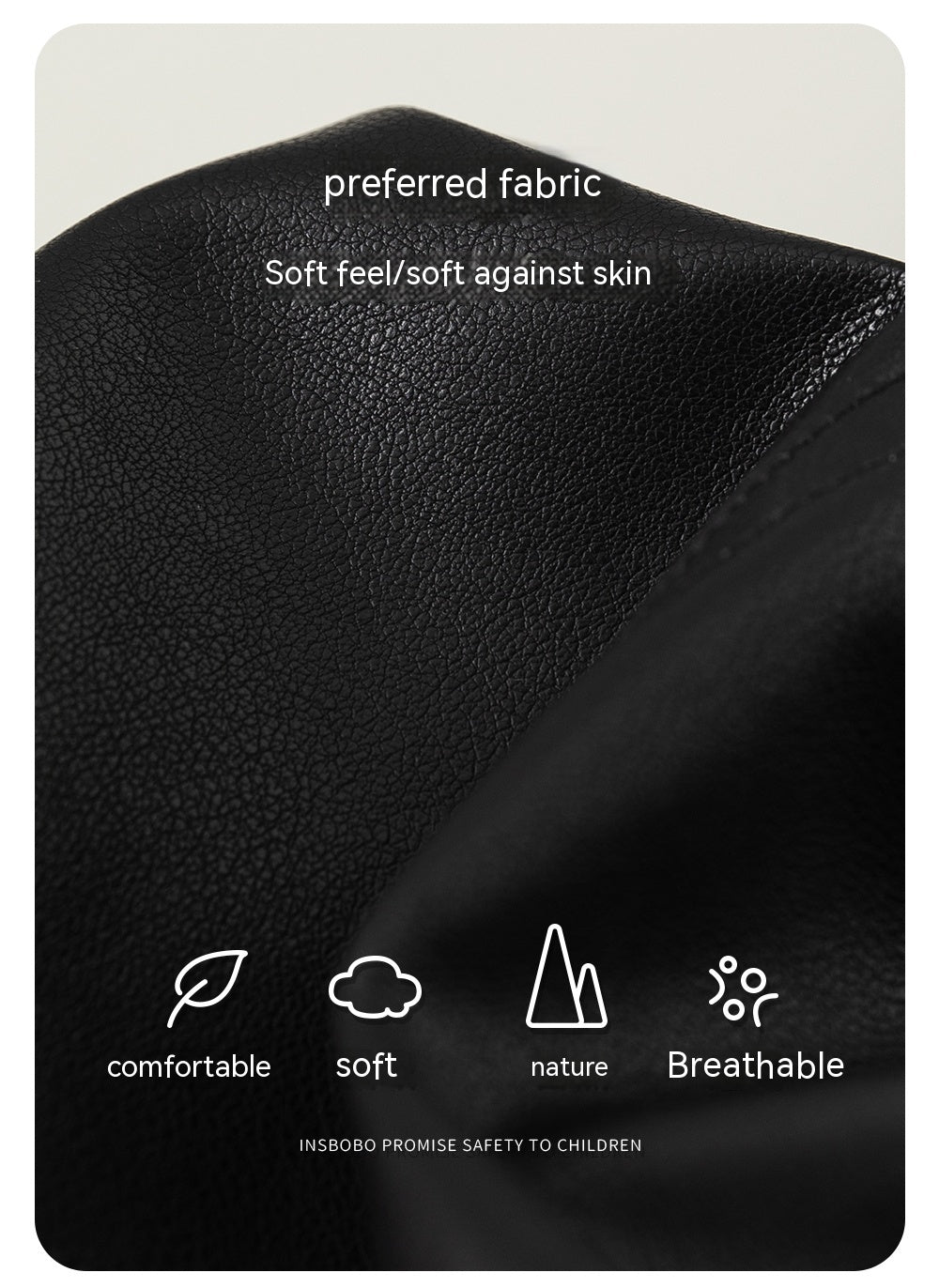 Manteau d'automne en cuir pour enfants