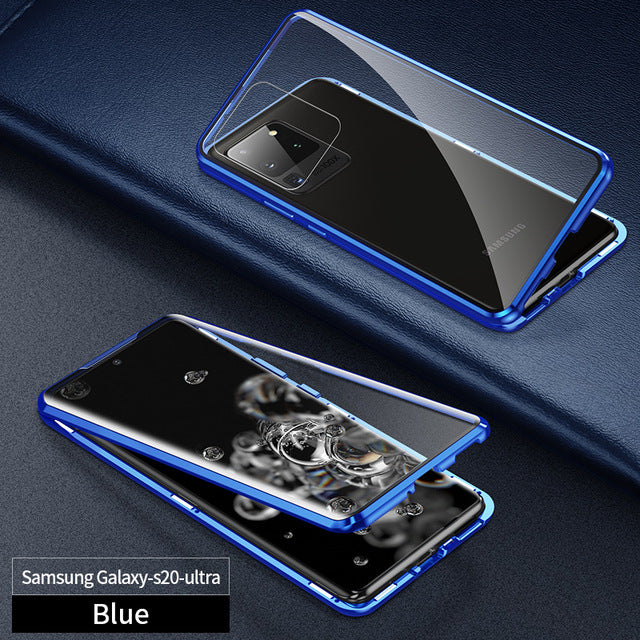 Couverture de protection en verre double face de téléphone mobile haute définition