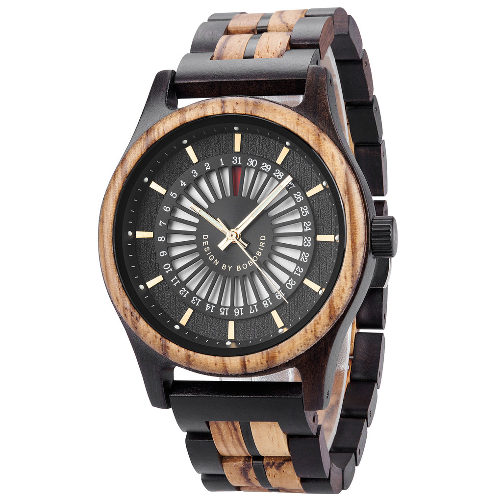 Montre homme en bois