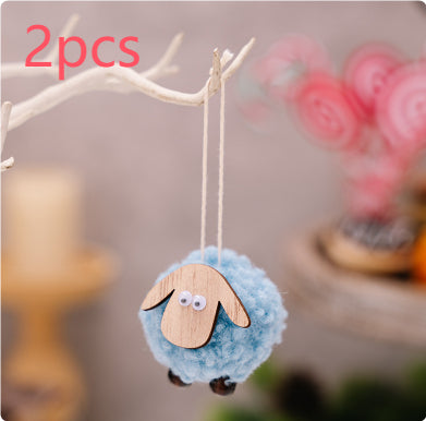 Pendentif de cerf de Noël Felt Pendentif créatif