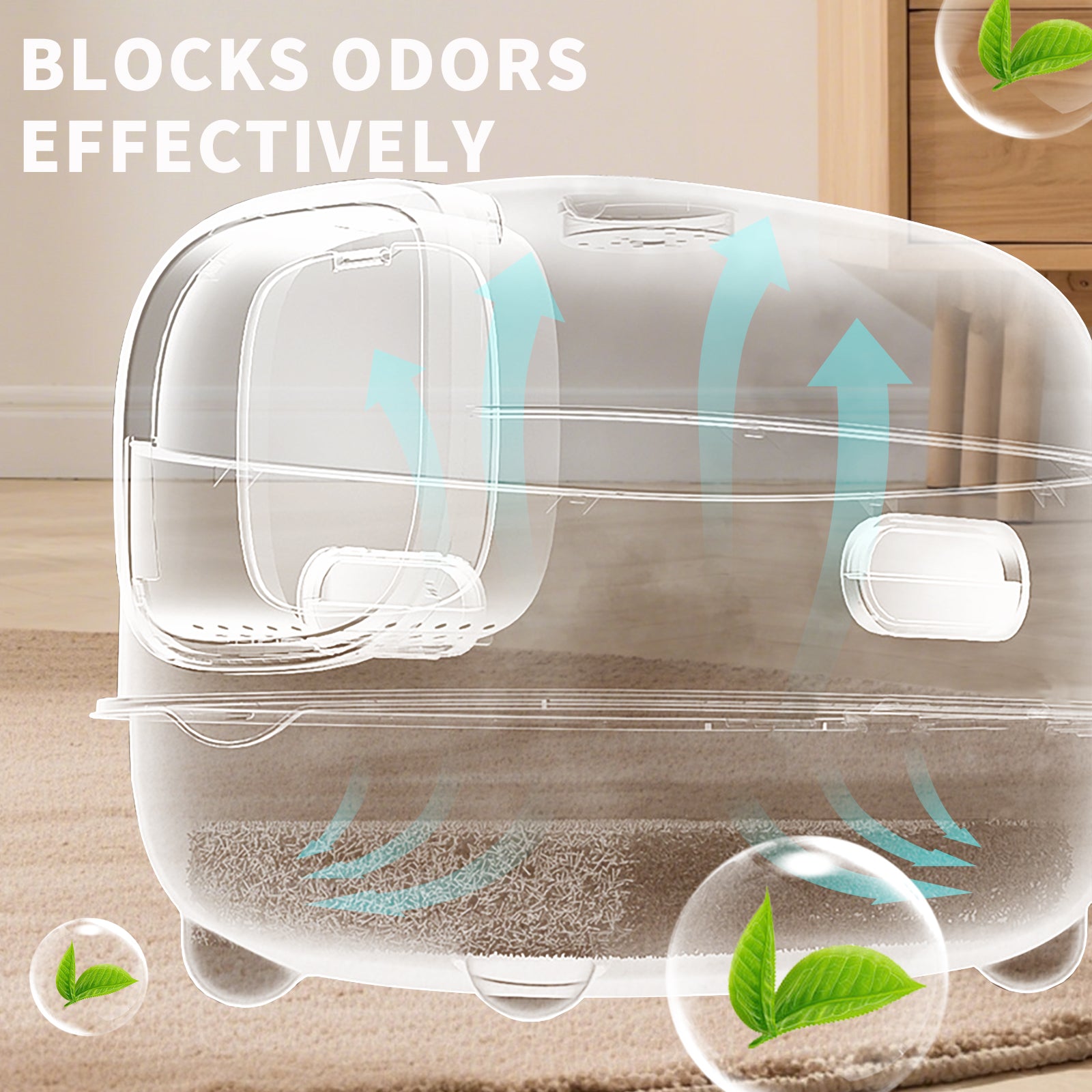 Uniquement auto-pickup--E-modèle Cat Litter Box