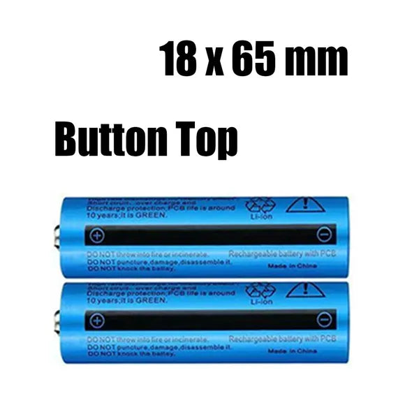 Batterie 3000mAh 3.7V Batteries Li-ion rechargeables pour chargeur laser et double torche