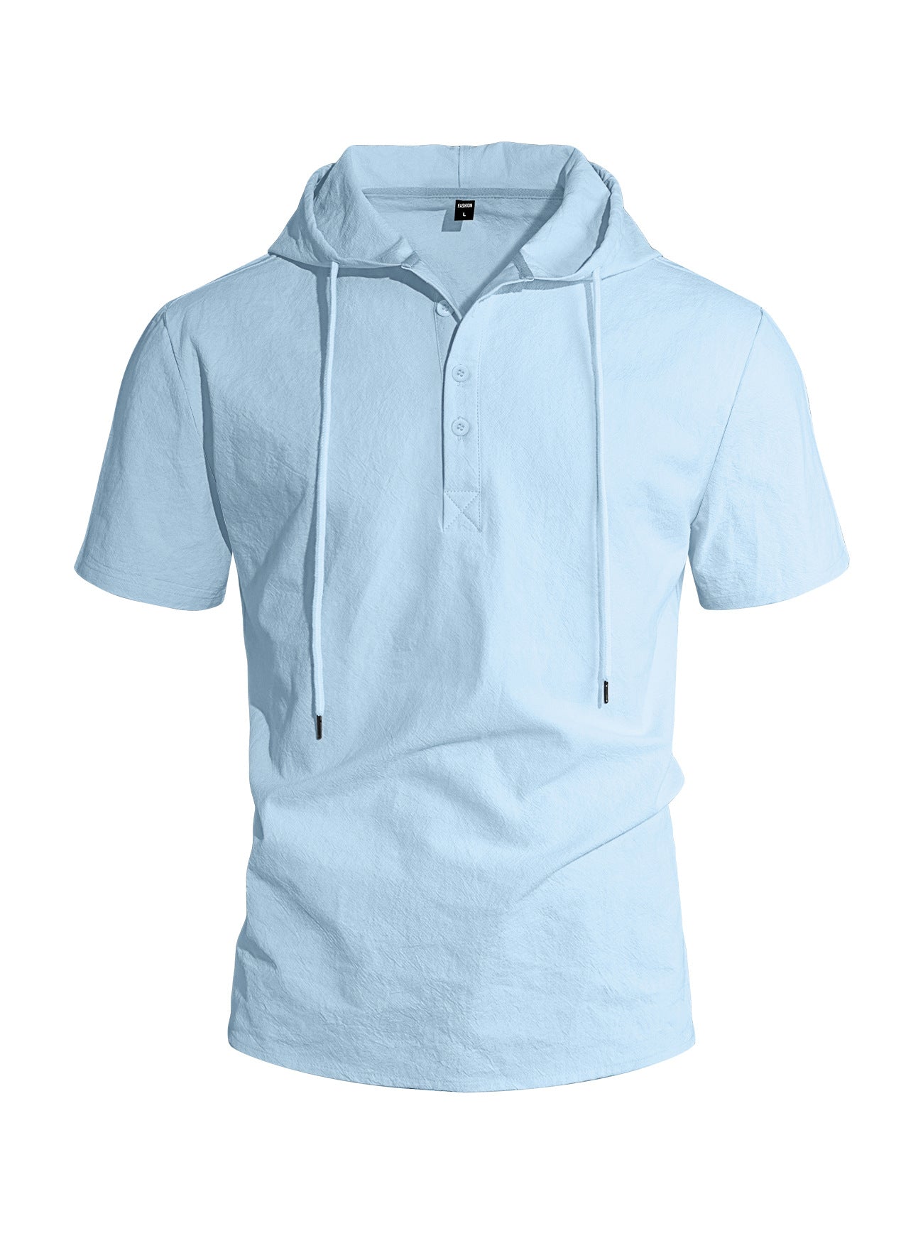 Chemise en lin manches courtes pour hommes