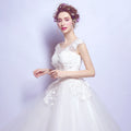 Robe de luxe blanche courte date