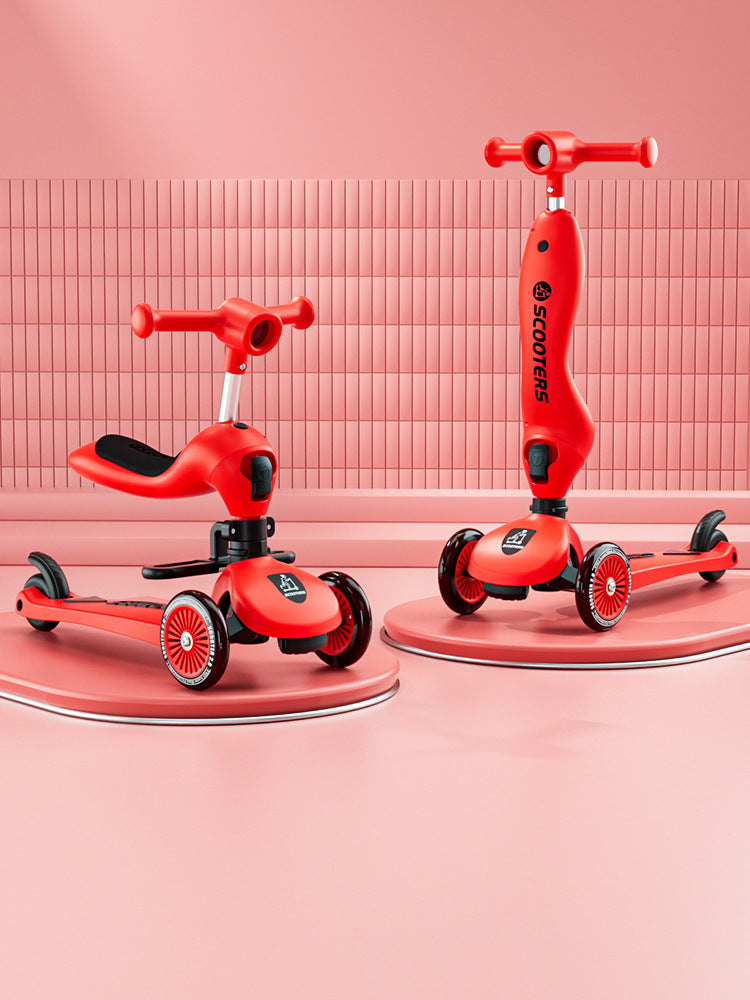 Scooter bébé peut s'asseoir pousser ou glisser