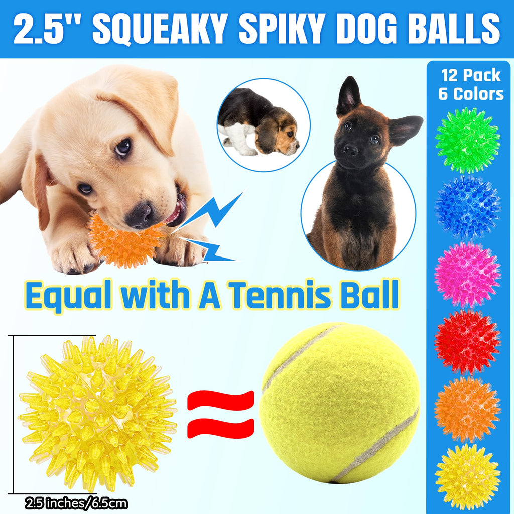 Balles de chiens épicées 12 paquets