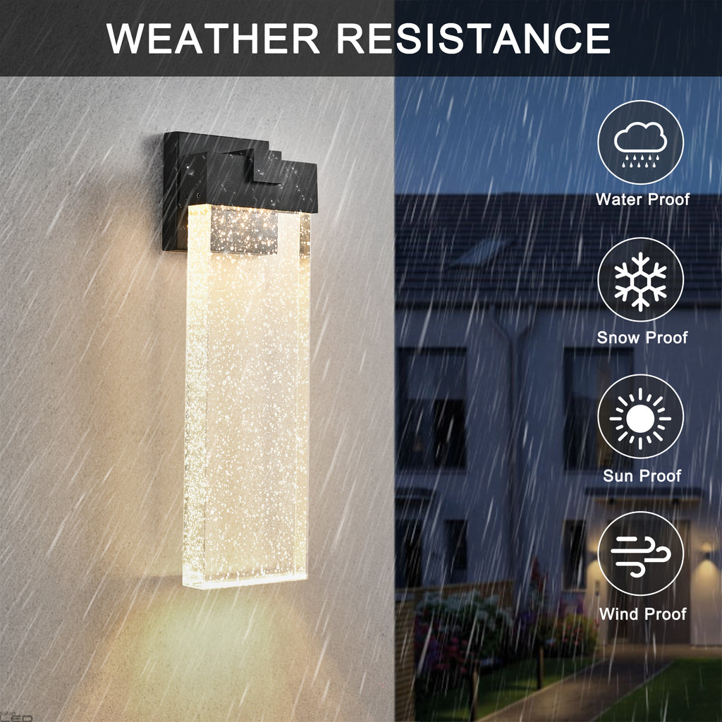 18"(H) 1-pack 12W Modern Outdoor Wall Light luminaire