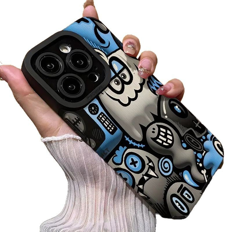 Little Monster Phone Case Graffiti résistant à la chute