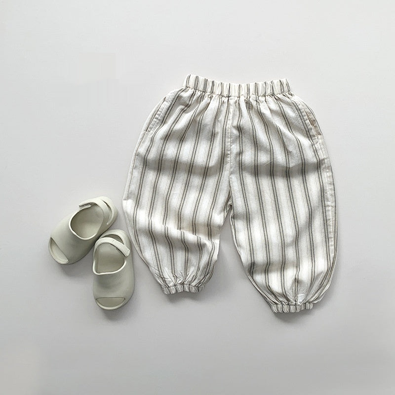 Pantalons anti-musquito pour enfants Vêtements de dessus minces d'été Pantalons garçons et filles Style coréen