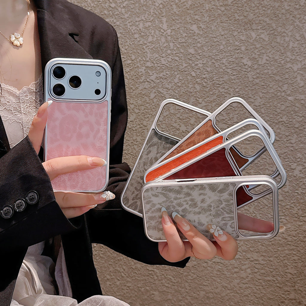 Étui de téléphone en cuir simple et polyvalent