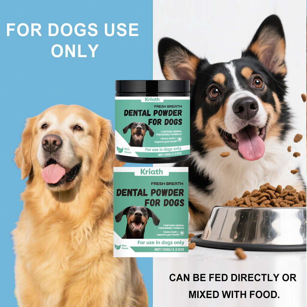 Poudre de dents pour chiens