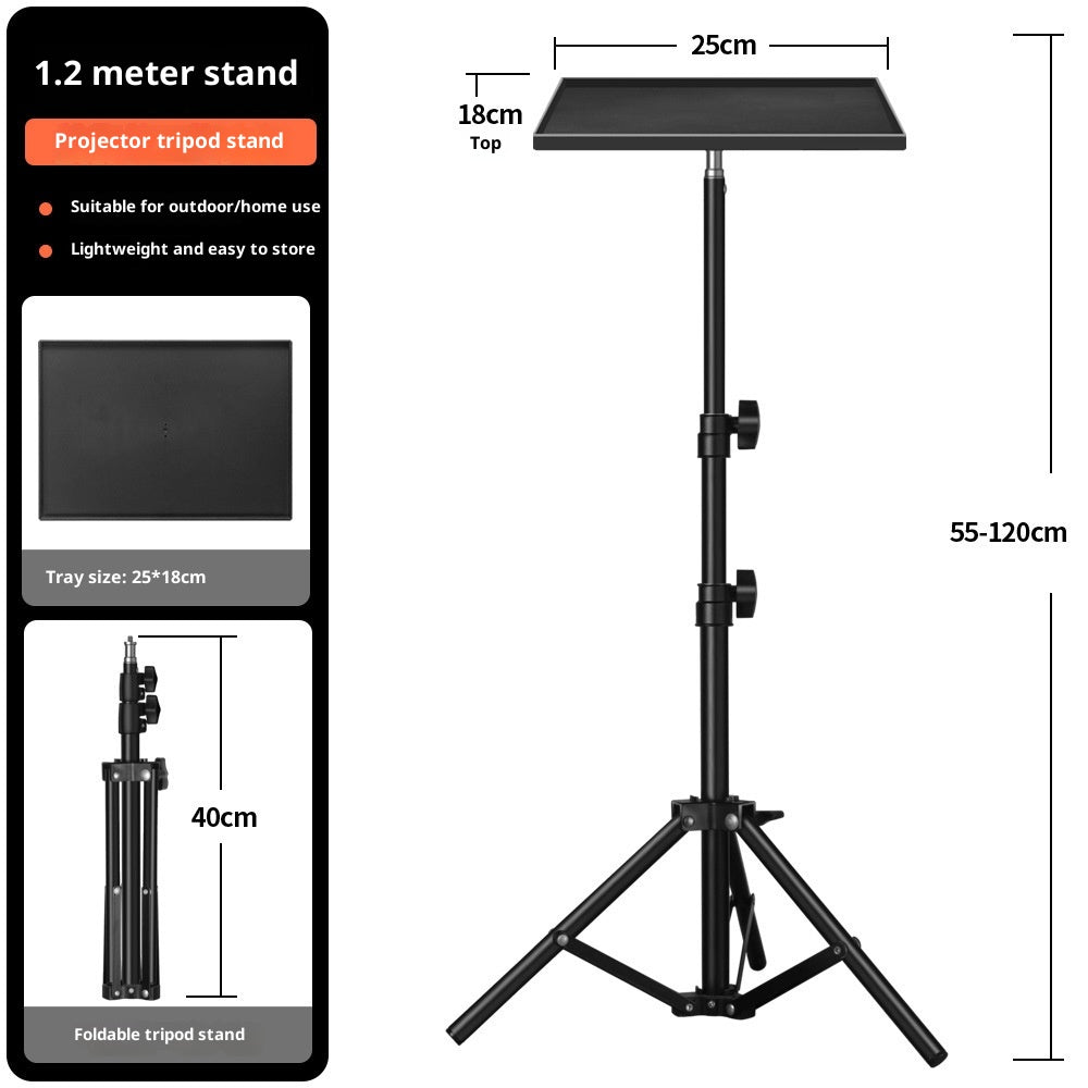 T01 Projector Tripod Tray Lift Telescopic Floor Stage