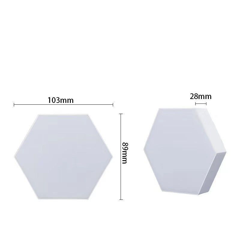 Hexagonal Smart RGB Sound-Activated Breathing Light