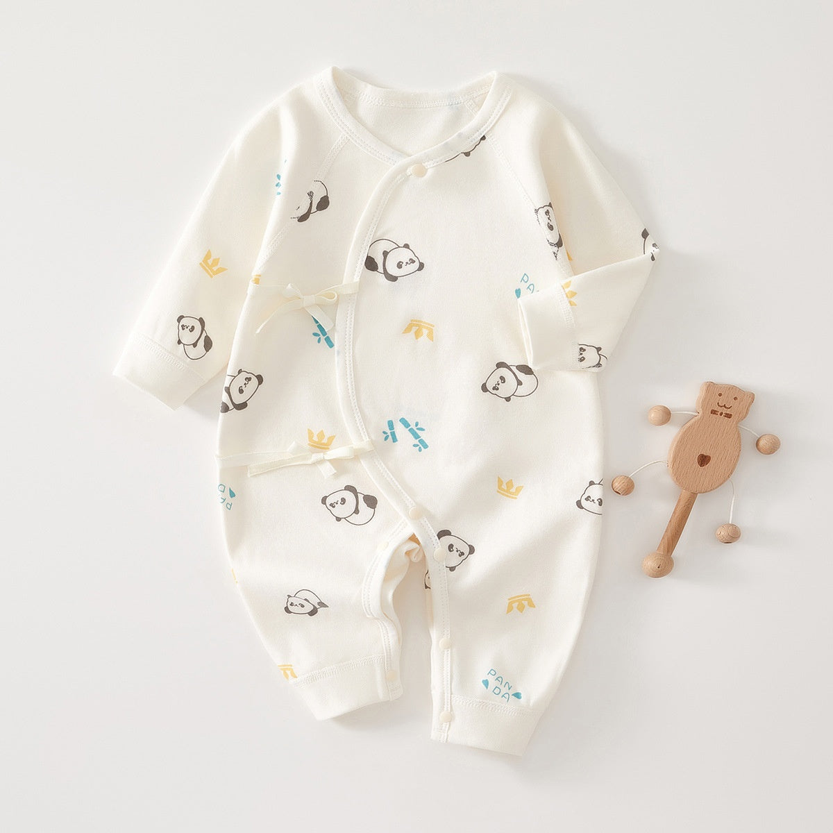 Nouveau-né Cotton Monk Suit Mois Nouveau-né Bébé Onesie