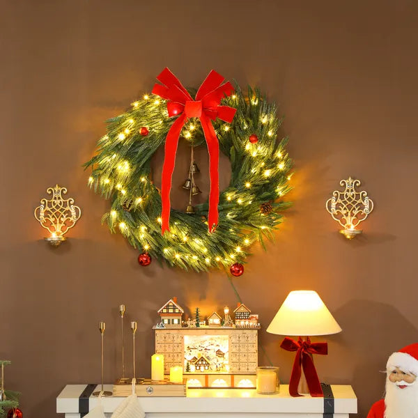 Wreath de Noël(Aucune expédition pour les week-ends)