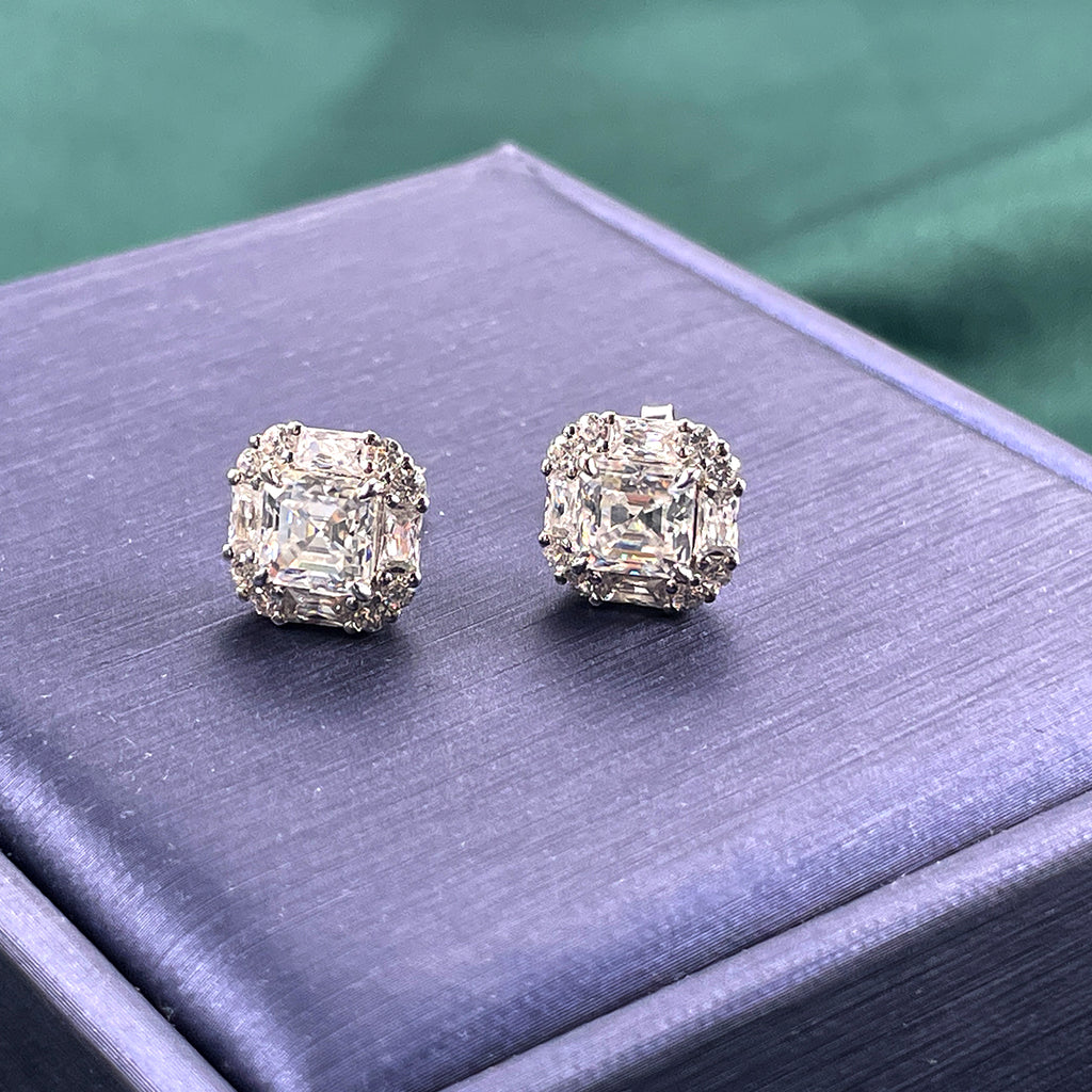 S925 Boucles d'oreilles en acier inoxydable