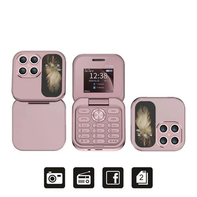 Écran pliant Double carte Dual Standby 2G Téléphone portable